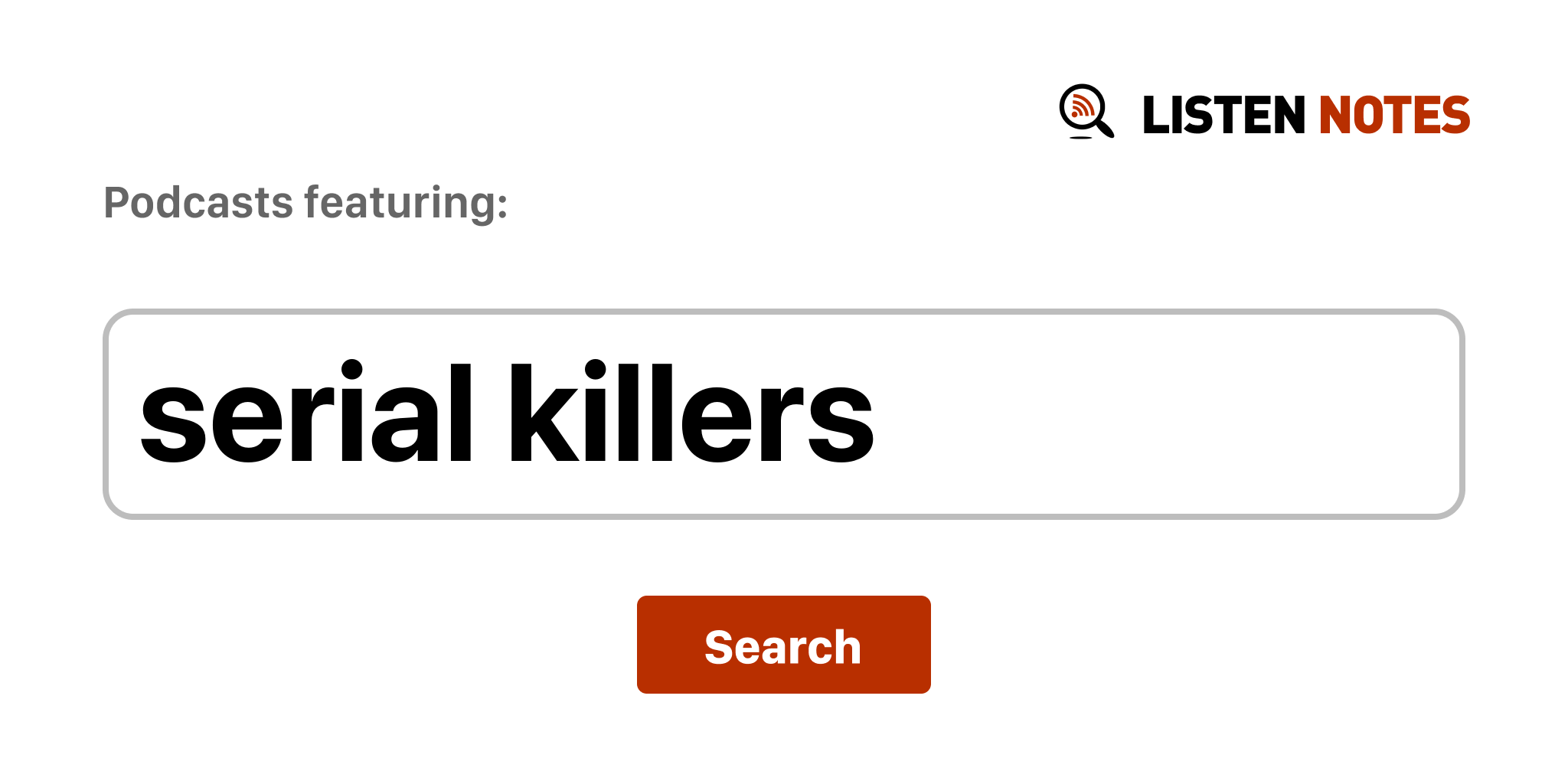 topics to write about serial killers